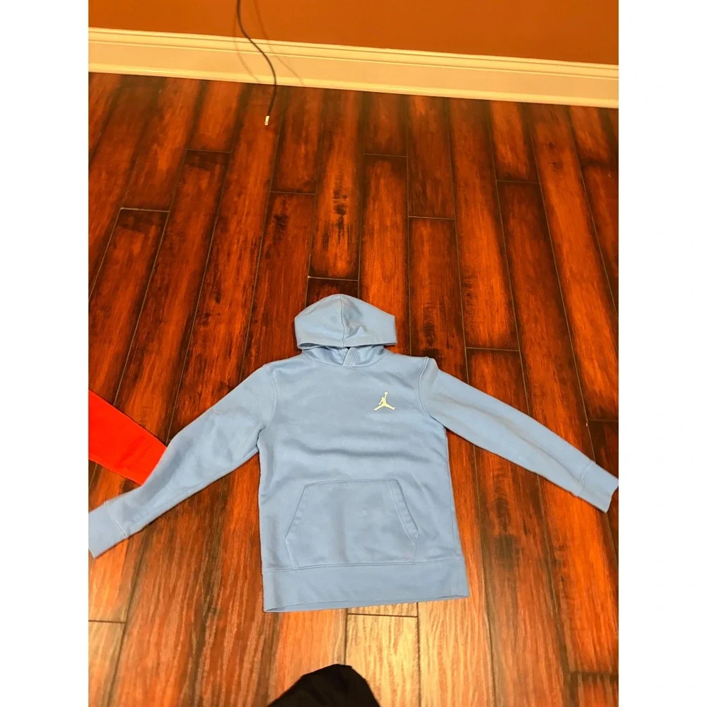 Kids Athletic Hoodie Bundle Under Armour Jordan Nike 3 Brand Size M 10-12 6pc